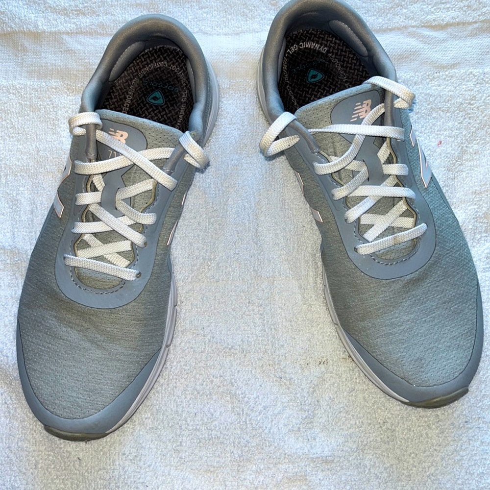 New Balance 711 Gray and White Shoes with Sofsole